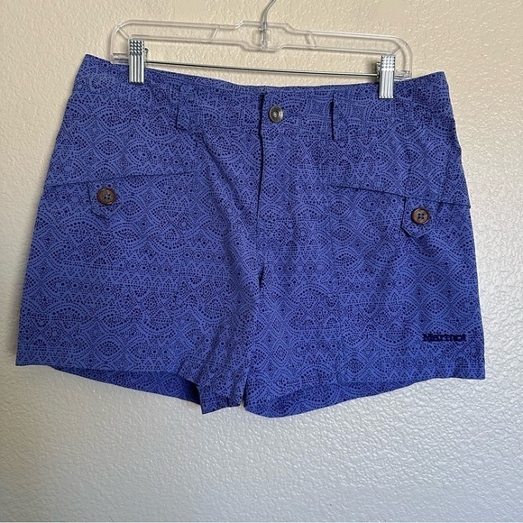 MARMOT COLOR DEEP DUSK SPOT Ginny Floral Outdoor Athletic Shorts - Picture 4 of 15